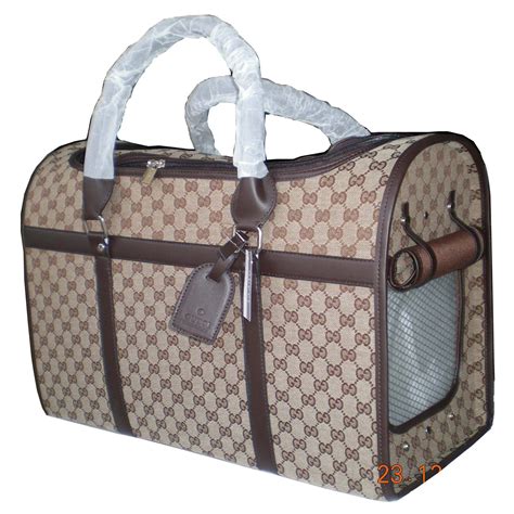 fake gucci dog carrier|gucci pet carrier for sale.